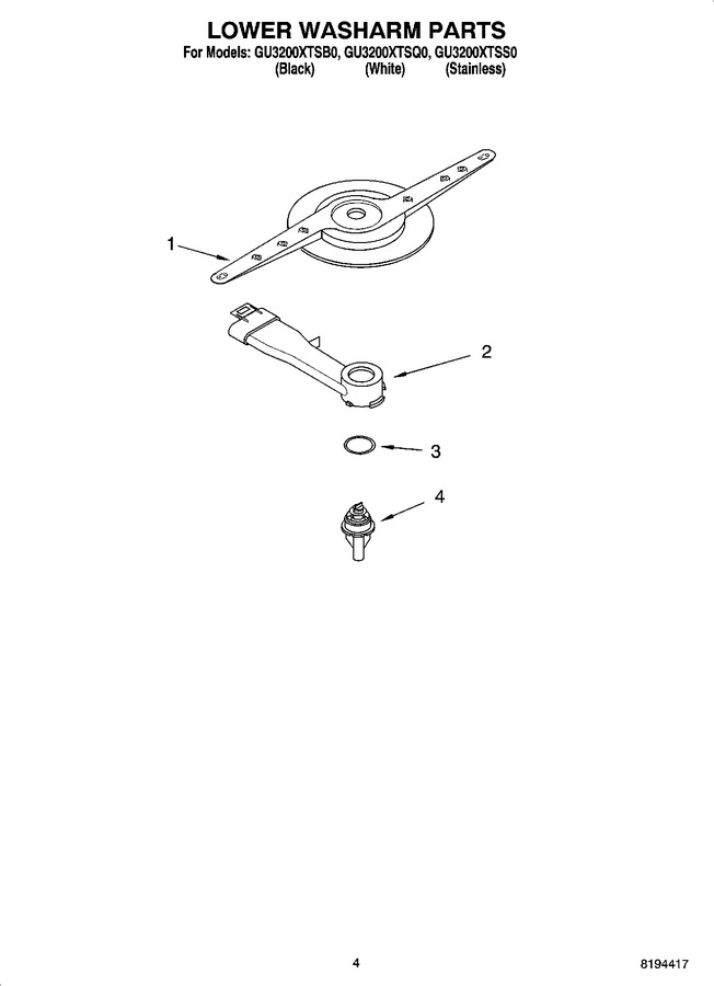 Diagram for GU3200XTSS0