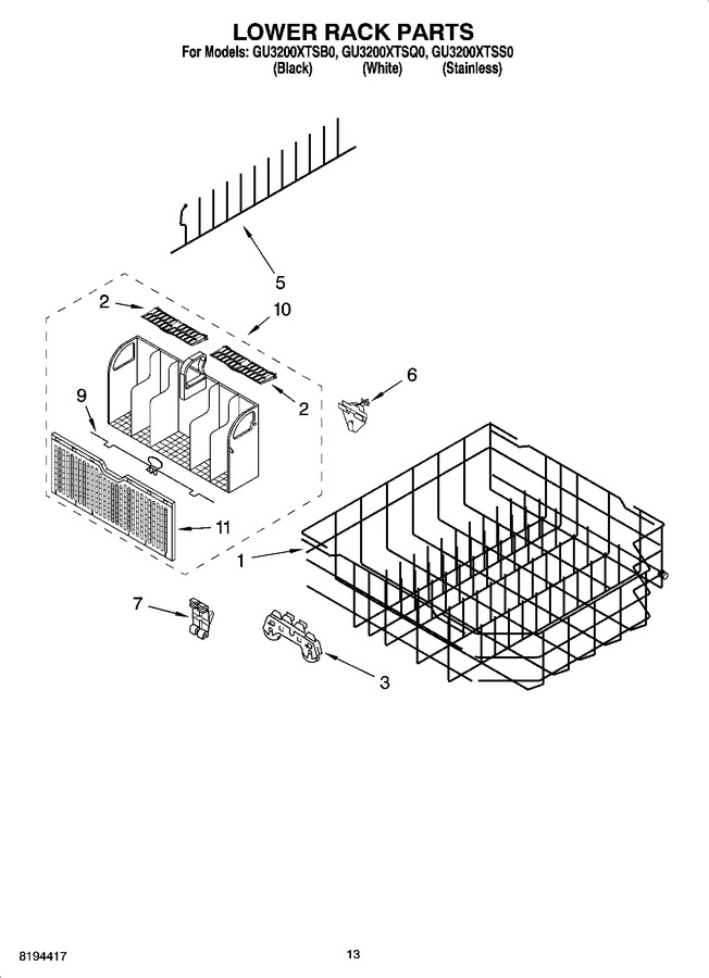 Diagram for GU3200XTSB0
