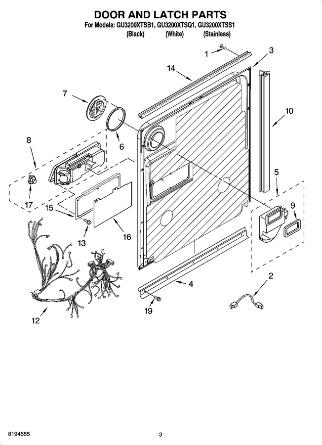 Diagram for GU3200XTSQ1