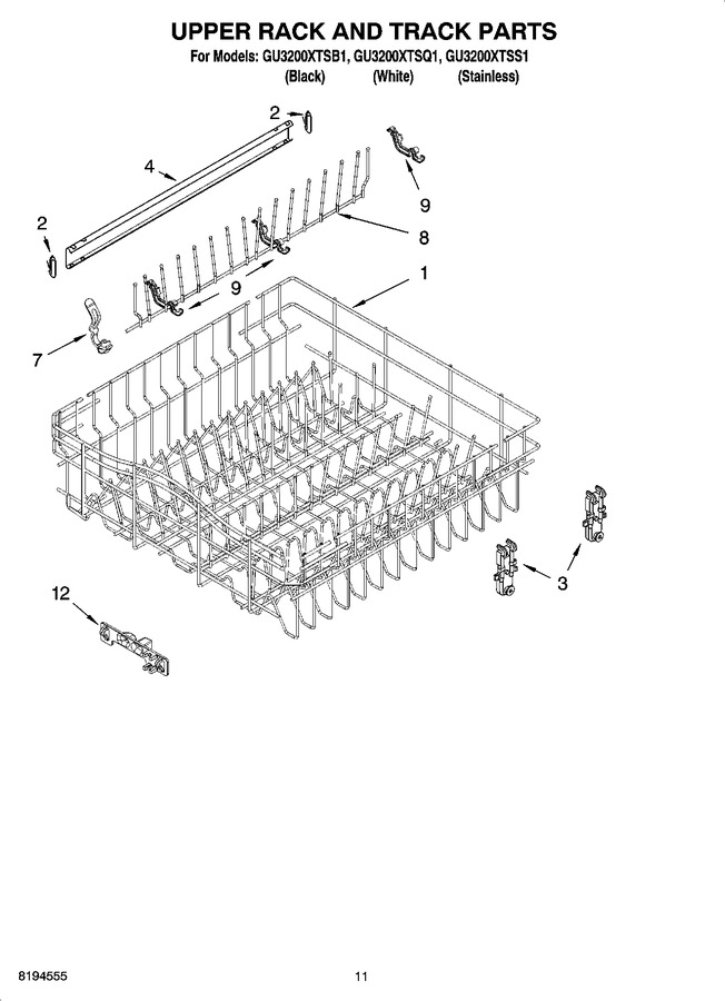 Diagram for GU3200XTSQ1