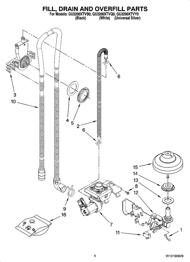 Diagram for GU3200XTVB0
