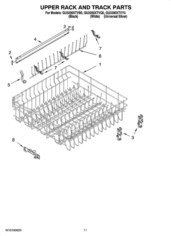 Diagram for GU3200XTVB0