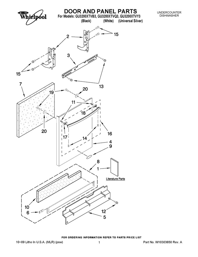 Diagram for GU3200XTVQ3