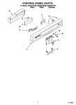 Diagram for 02 - Control Panel Parts
