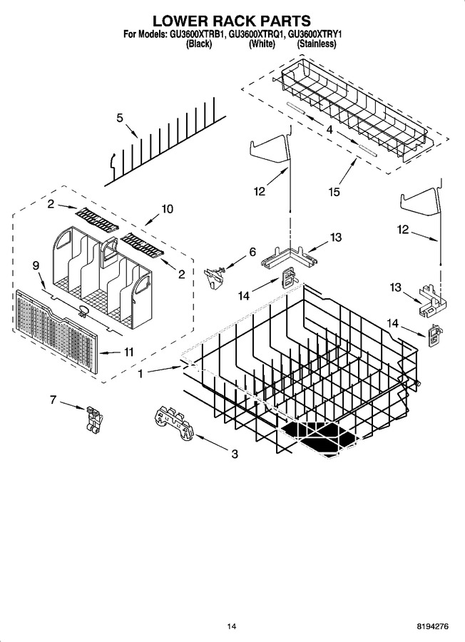 Diagram for GU3600XTRY1