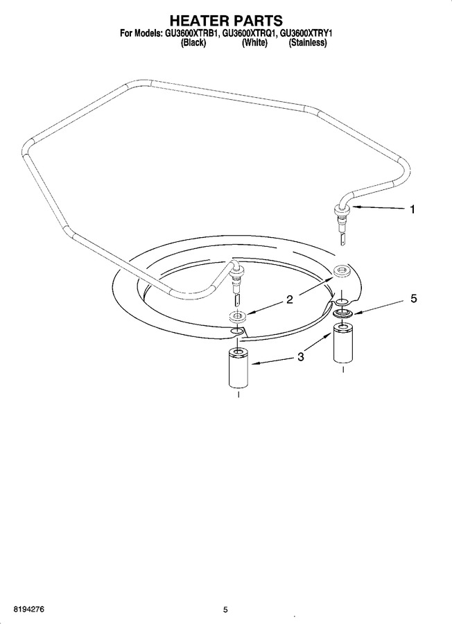 Diagram for GU3600XTRY1