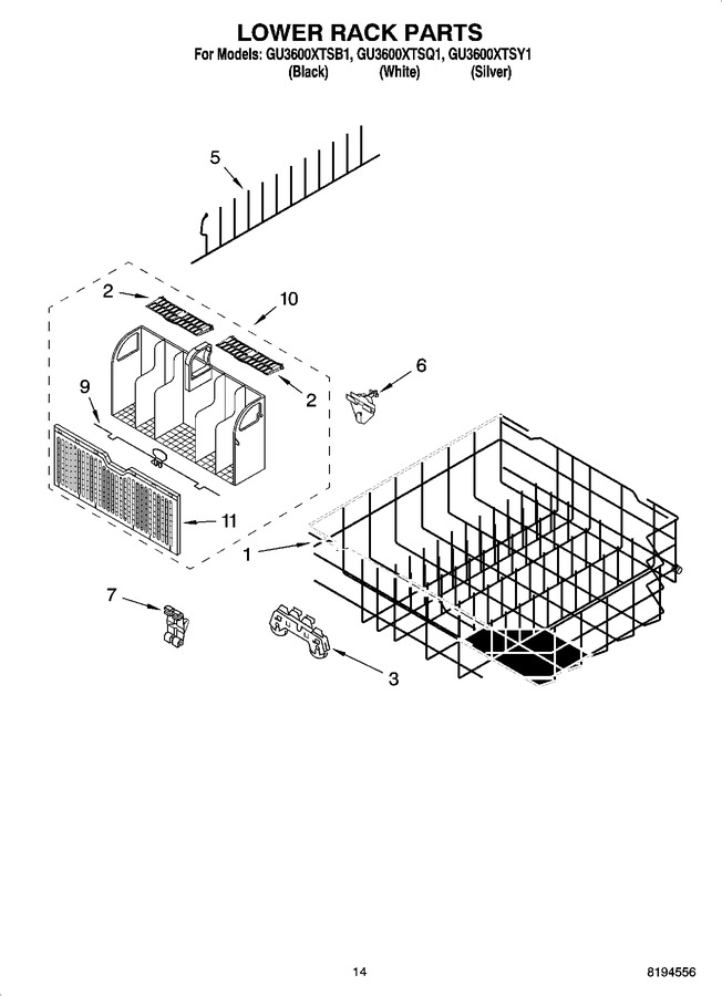 Diagram for GU3600XTSQ1