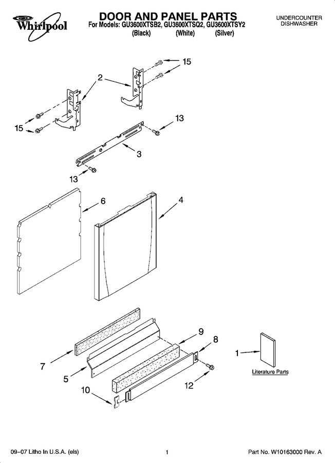 Diagram for GU3600XTSY2