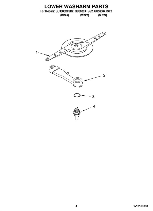 Diagram for GU3600XTSY2