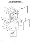 Diagram for 07 - Tub And Frame Parts