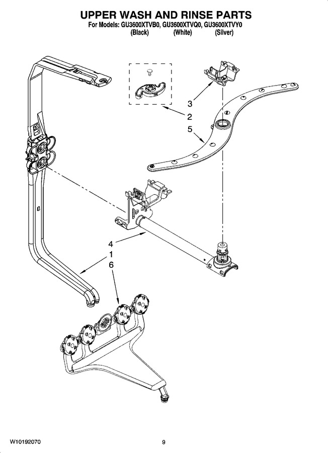 Diagram for GU3600XTVQ0