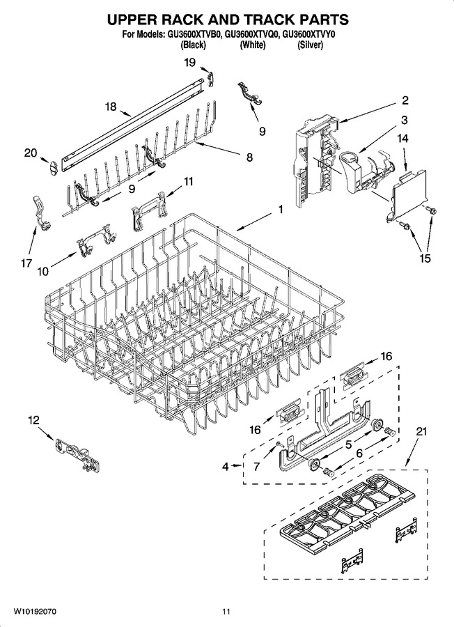 Diagram for GU3600XTVY0