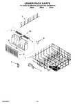 Diagram for 10 - Lower Rack Parts, Optional Parts (not Included)