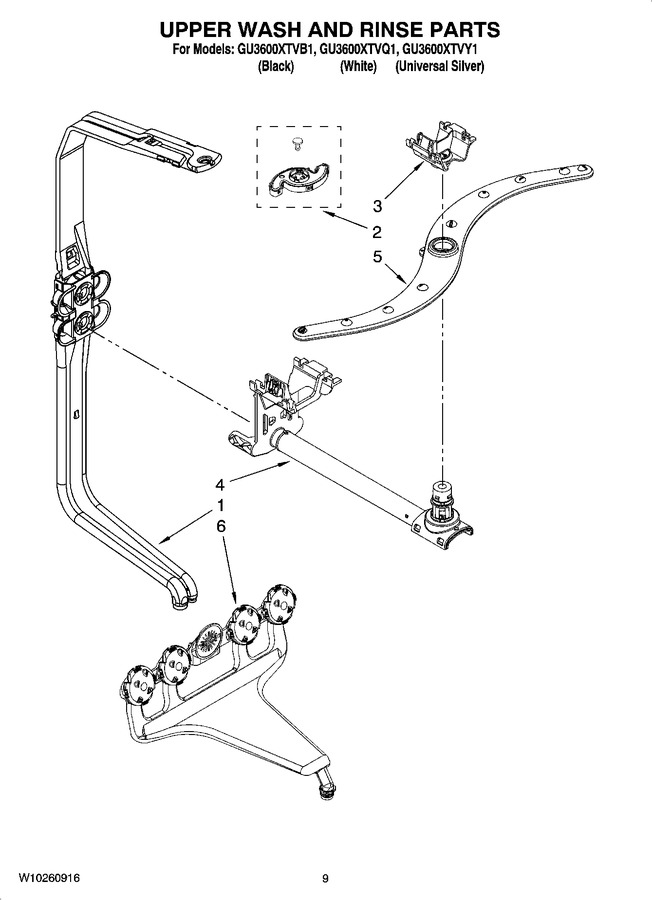 Diagram for GU3600XTVQ1