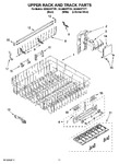 Diagram for 09 - Upper Rack And Track Parts