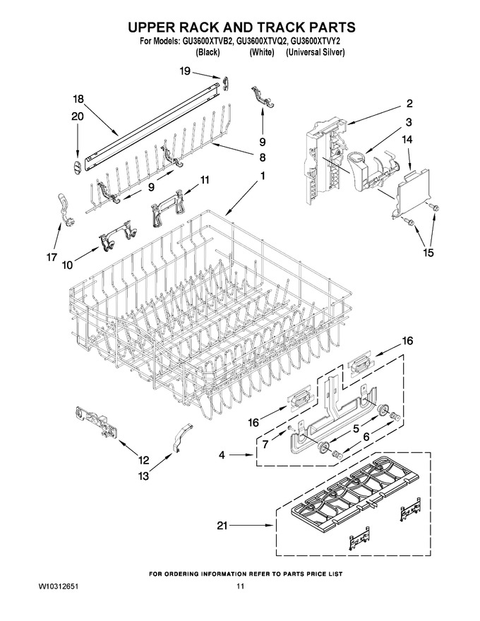 Diagram for GU3600XTVB2