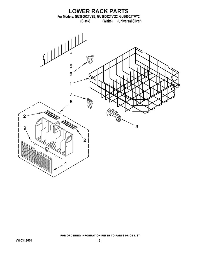 Diagram for GU3600XTVB2
