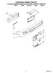Diagram for 02 - Control Panel Parts