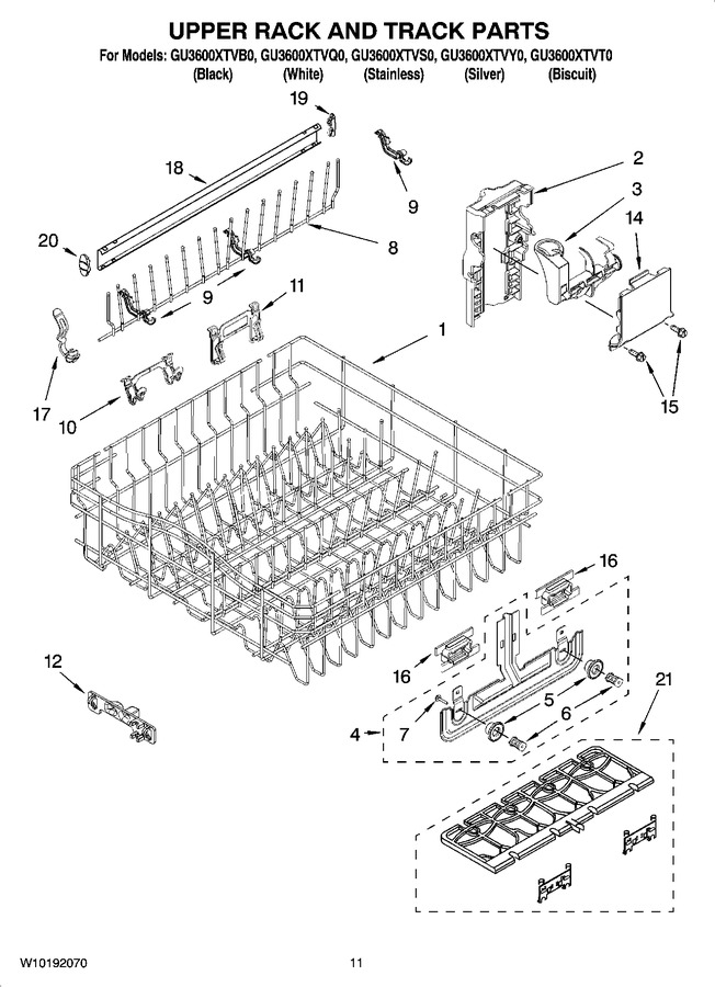 Diagram for GU3600XTVS0