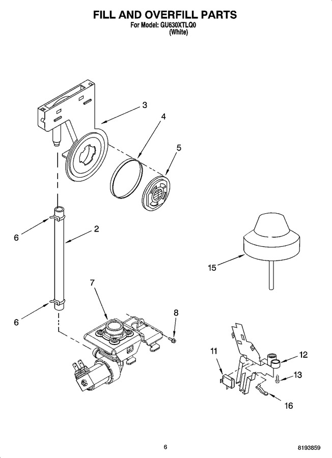 Diagram for GU630XTLQ0