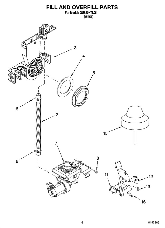 Diagram for GU630XTLQ1