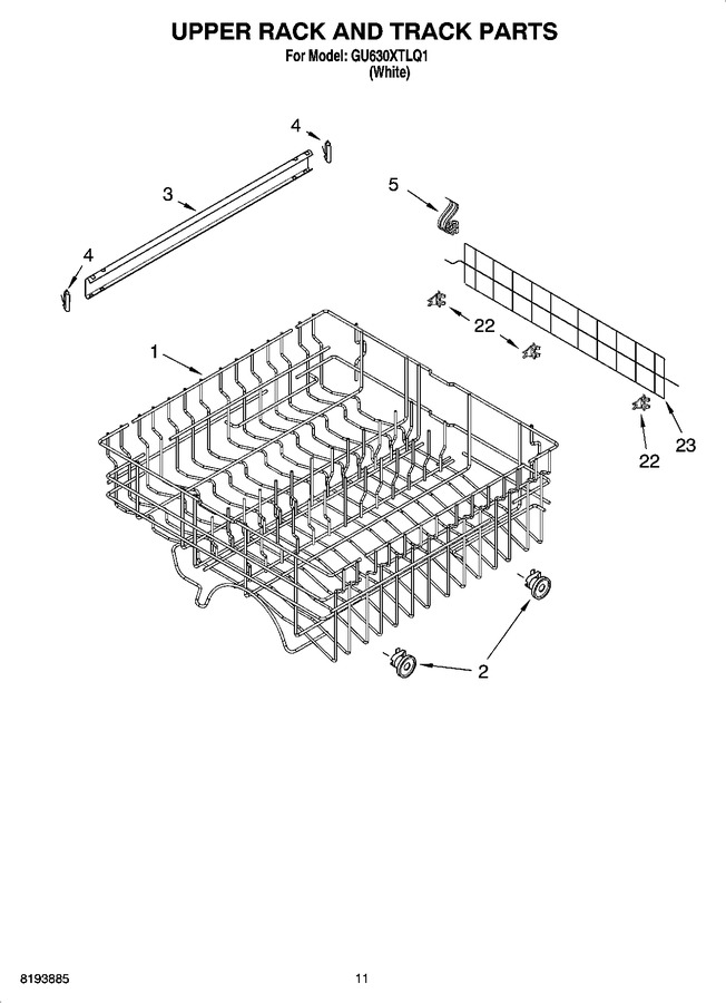 Diagram for GU630XTLQ1