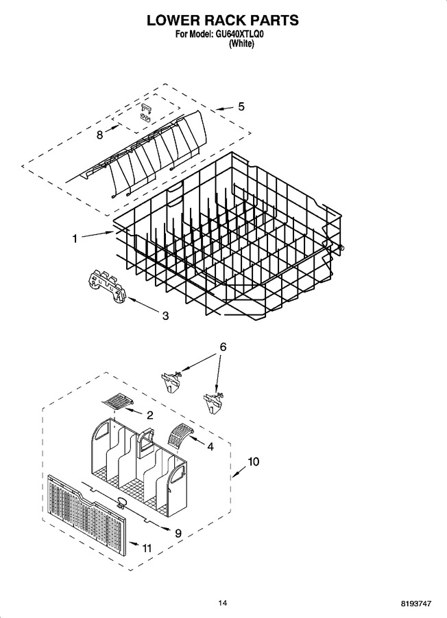 Diagram for GU640XTLQ0