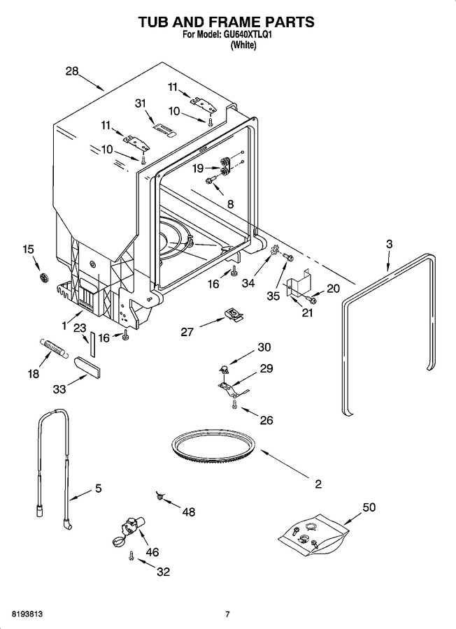 Diagram for GU640XTLQ1