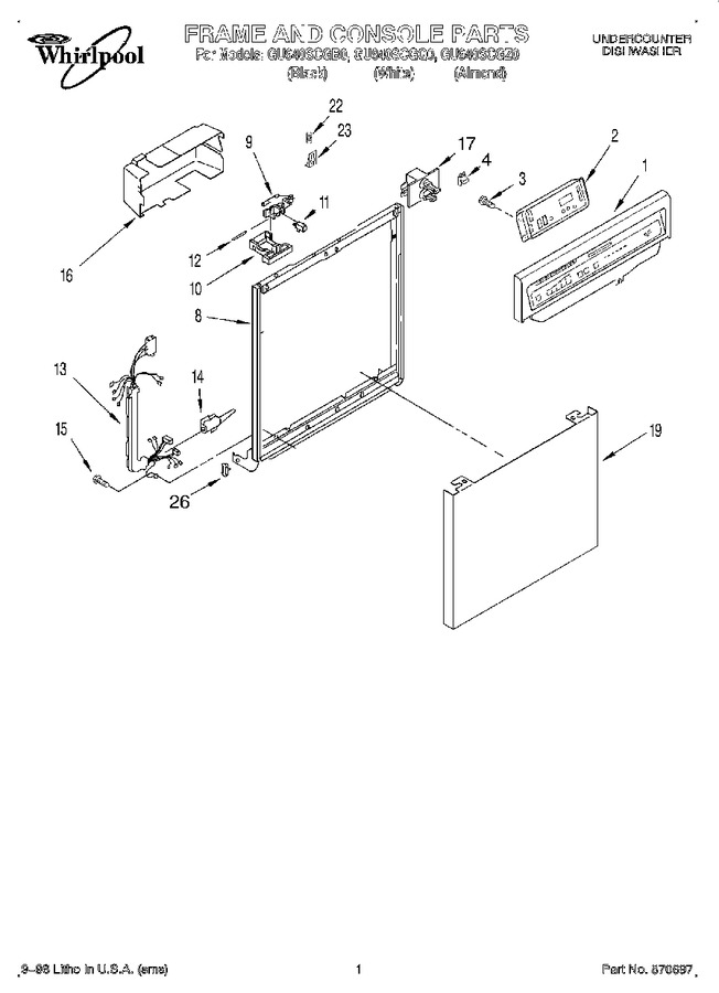 Diagram for GU940SCGQ0