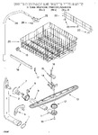 Diagram for 05 - Upper Dishrack & Water Feed
