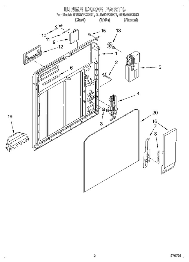 Diagram for GU940SCGZ1