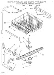 Diagram for 05 - Upper Dishrack And Water Feed