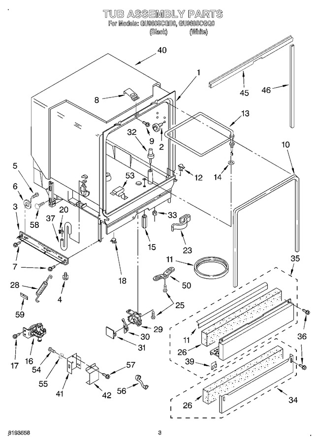 Diagram for GU960SCGB0