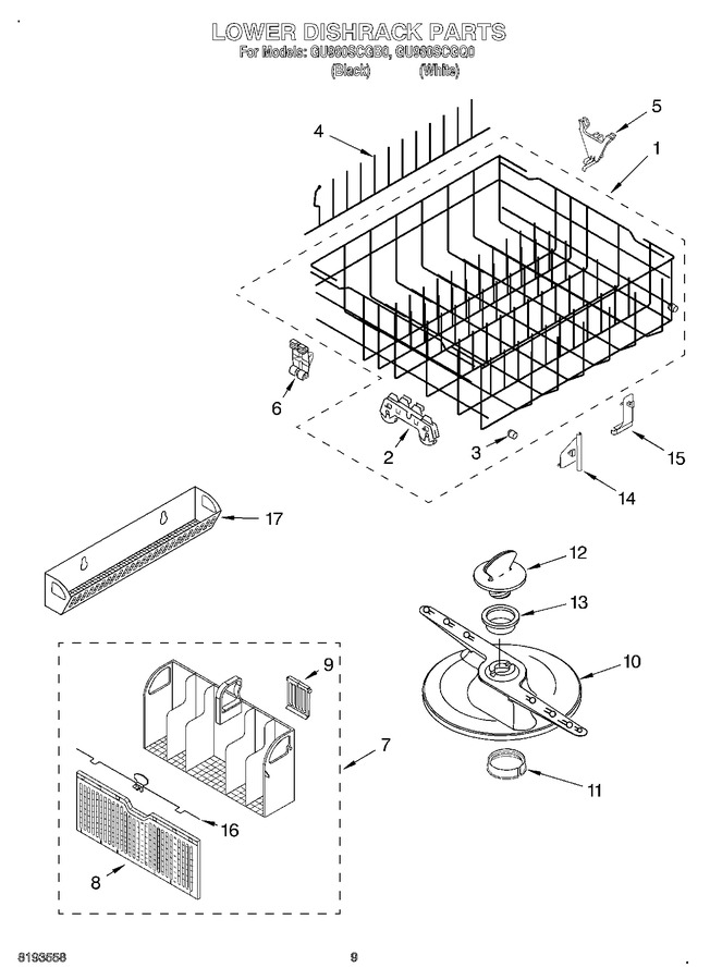 Diagram for GU960SCGB0
