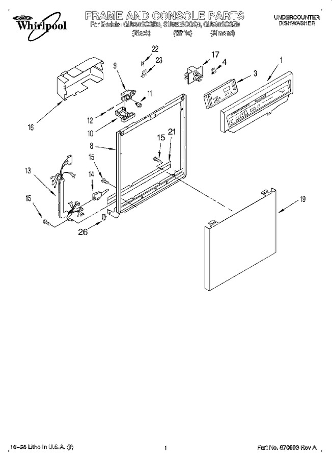 Diagram for GU980SCGB0