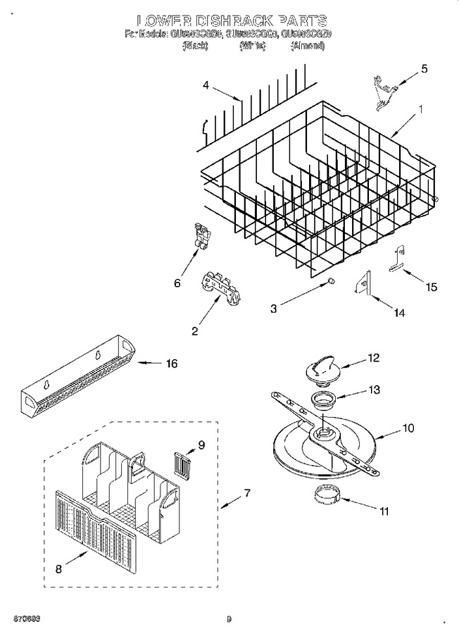 Diagram for GU980SCGB0