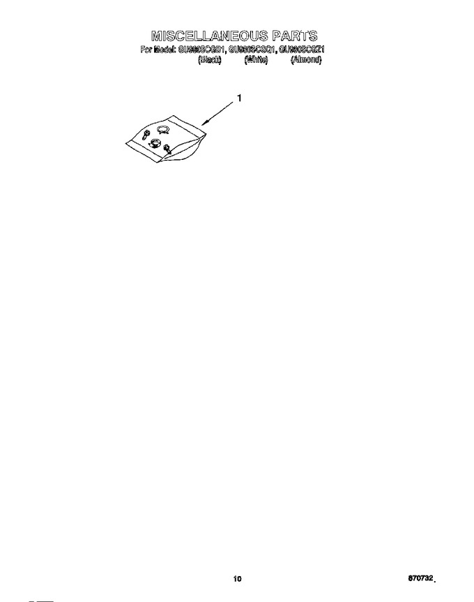 Diagram for GU980SCGZ1