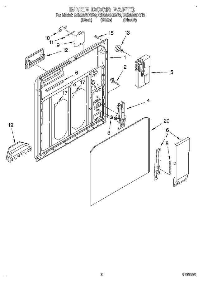Diagram for GU980SCGB3