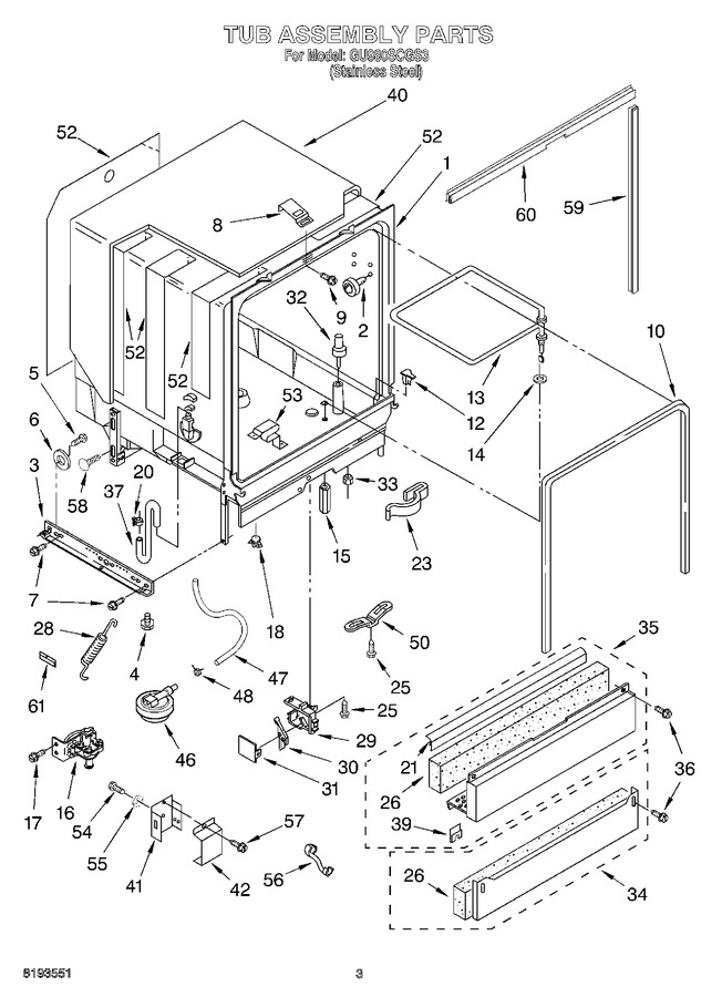Diagram for GU980SCGS3