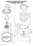 Diagram for 03 - Washplate, Basket And Tub Parts