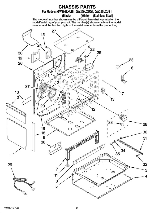 Diagram for GW399LXUB1