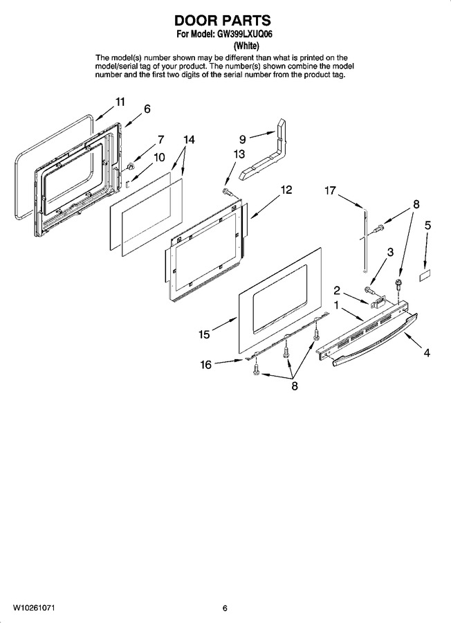 Diagram for GW399LXUQ06