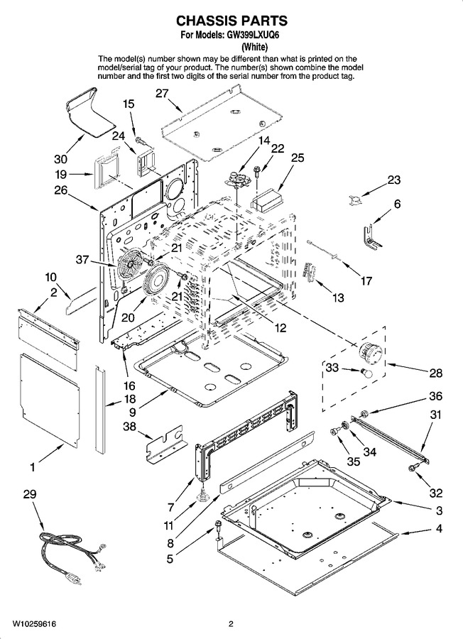 Diagram for GW399LXUQ6