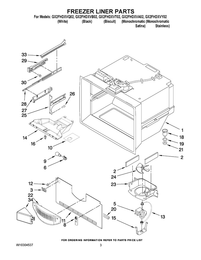 Diagram for GX2FHDXVY02