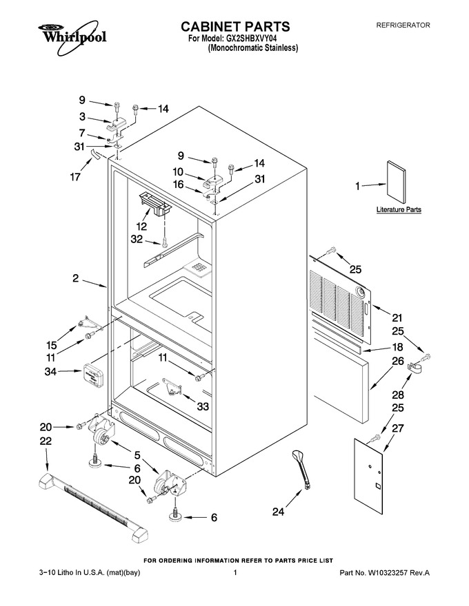 Diagram for GX2SHBXVY04