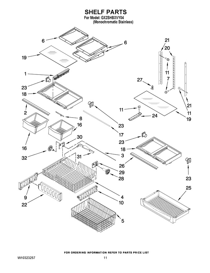 Diagram for GX2SHBXVY04