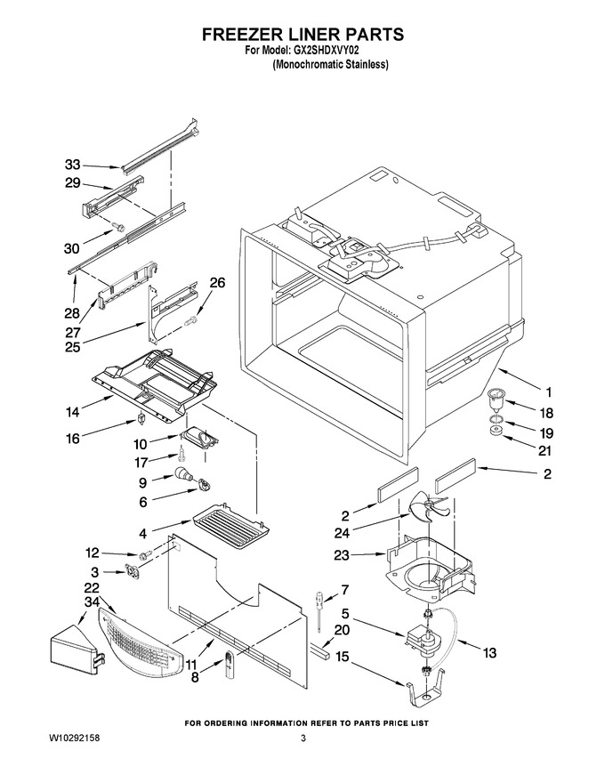 Diagram for GX2SHDXVY02