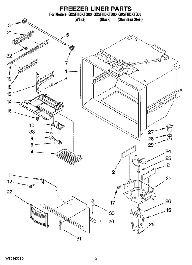 Diagram for GX5FHDXTB00