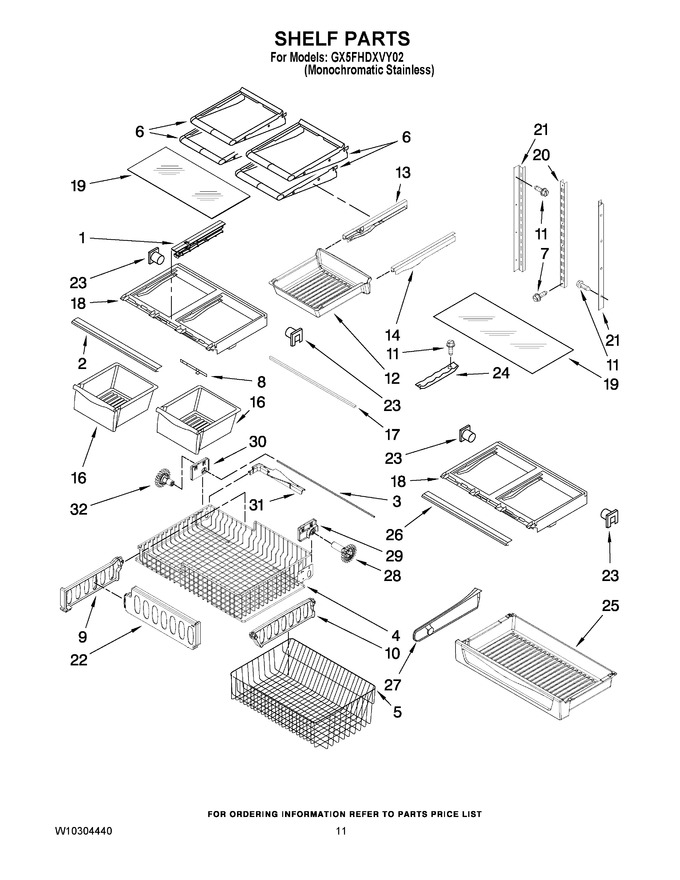 Diagram for GX5FHDXVY02