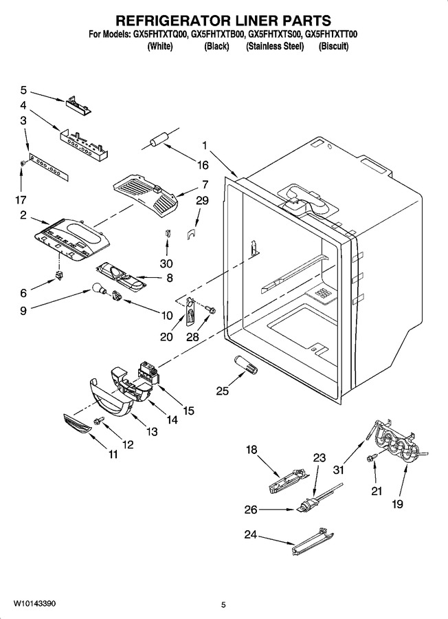Diagram for GX5FHTXTQ00